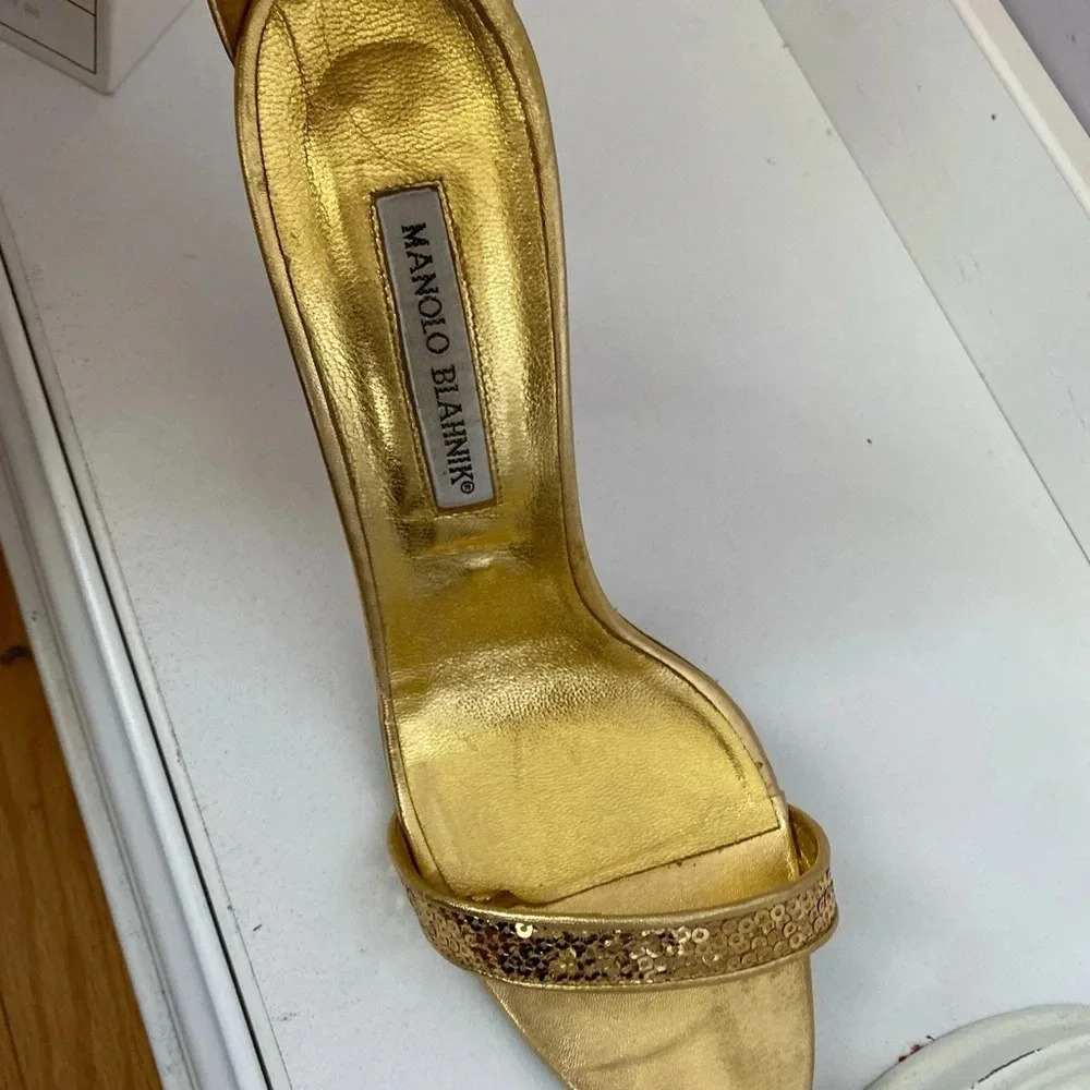 Manolo Blahnik Eufidabo Size 10 1/2 - Picture 13 of 17